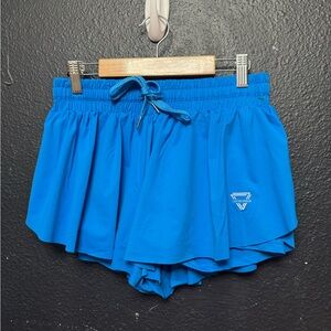 Women’s Luogongzi Vibrant Blue Athletic Shorts